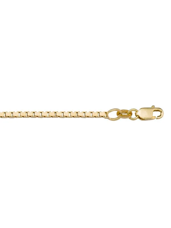 10K Yellow Gold 20" Heavy Box Link Chain