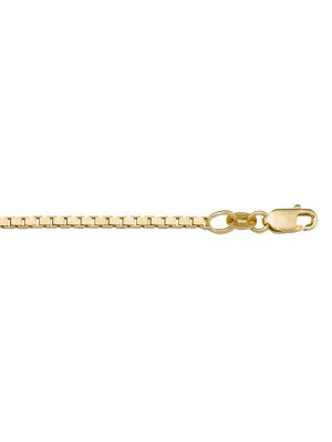 10K Yellow Gold 20" Heavy Box Link Chain