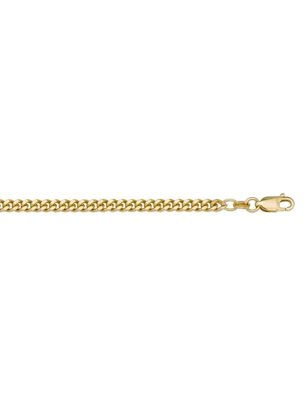 10K Yellow Gold 22" Heavy Curb Chain