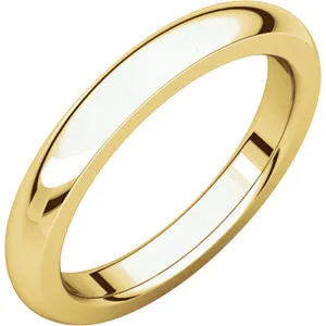 14K Rose 2mm Heavy Comfort Fit Band