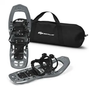 22 inch Lightweight All Terrain Snowshoes with Bag Anti-Slip-Gray