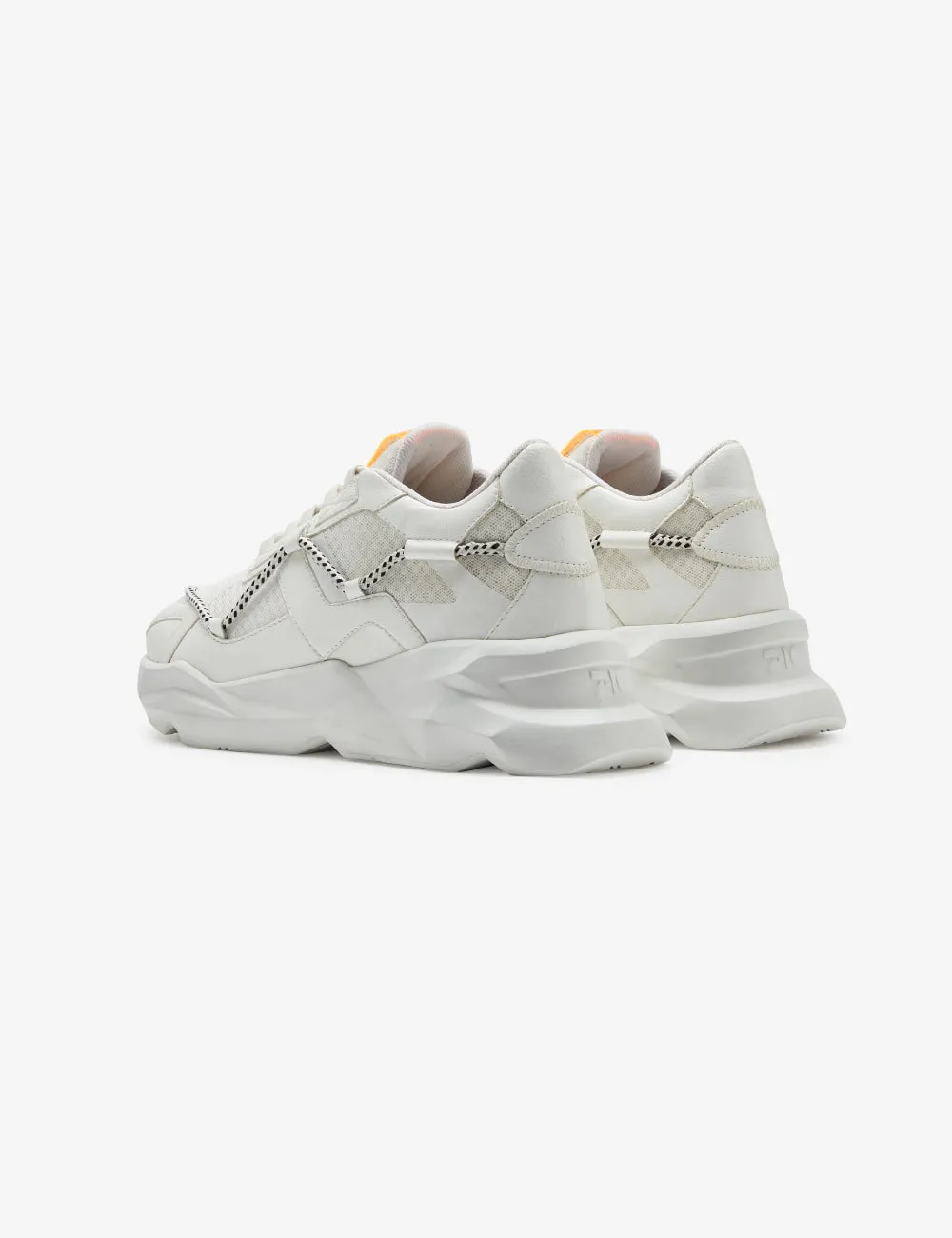 708 white mesh chunky sneaker