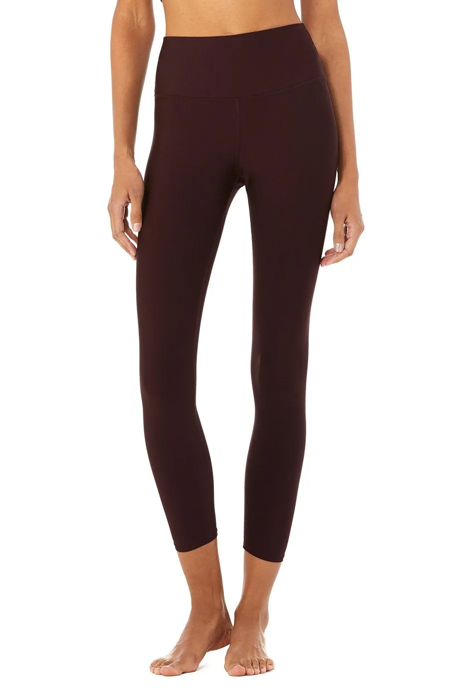 7/8 High-Waist Airlift Legging - Oxblood