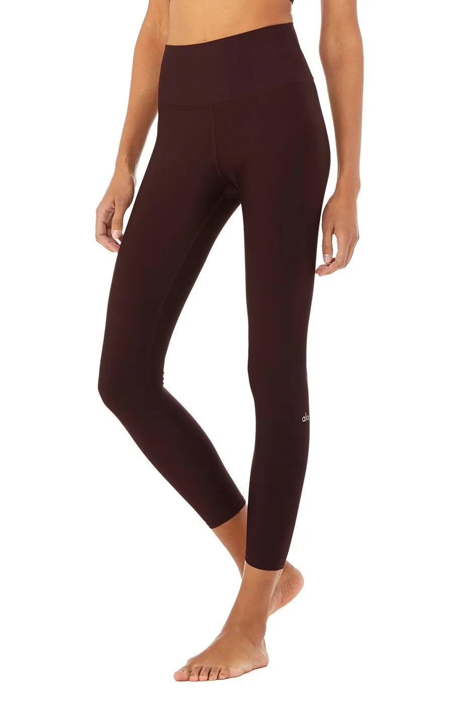 7/8 High-Waist Airlift Legging - Oxblood