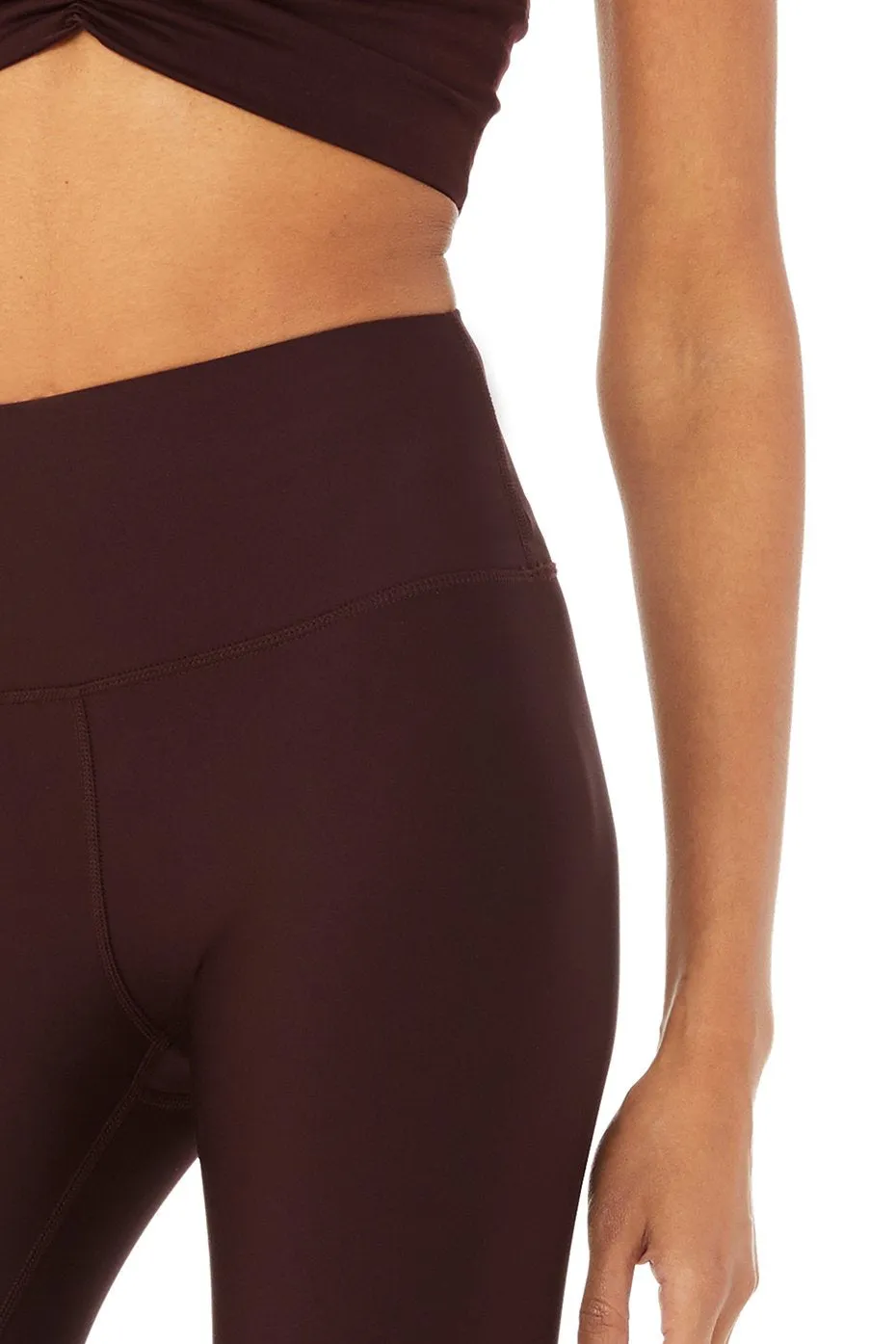 7/8 High-Waist Airlift Legging - Oxblood