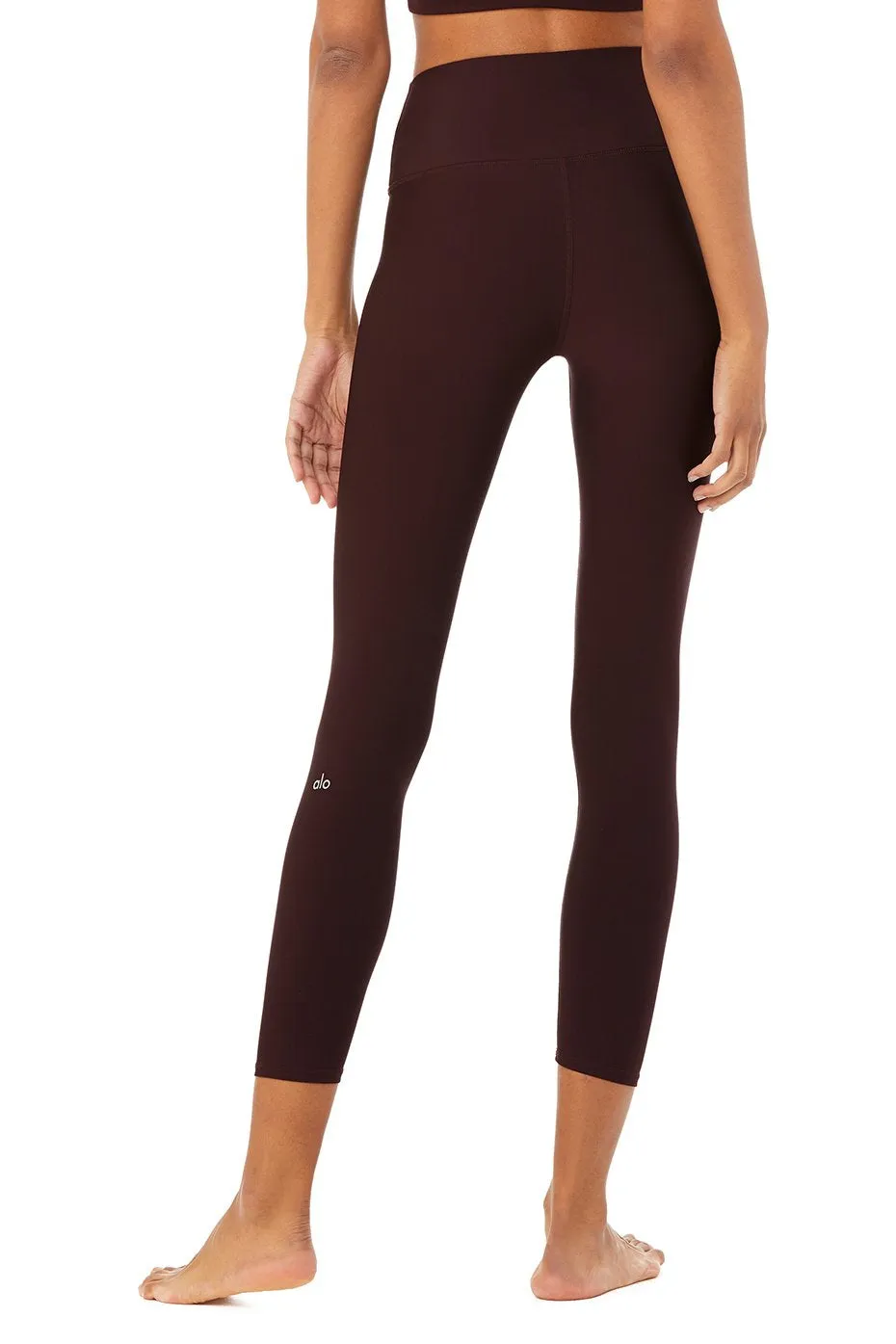 7/8 High-Waist Airlift Legging - Oxblood