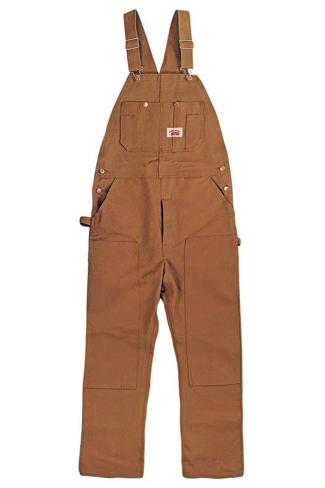 #83 Heavy Duty Brown Duck Bib Overalls - MADE IN USA