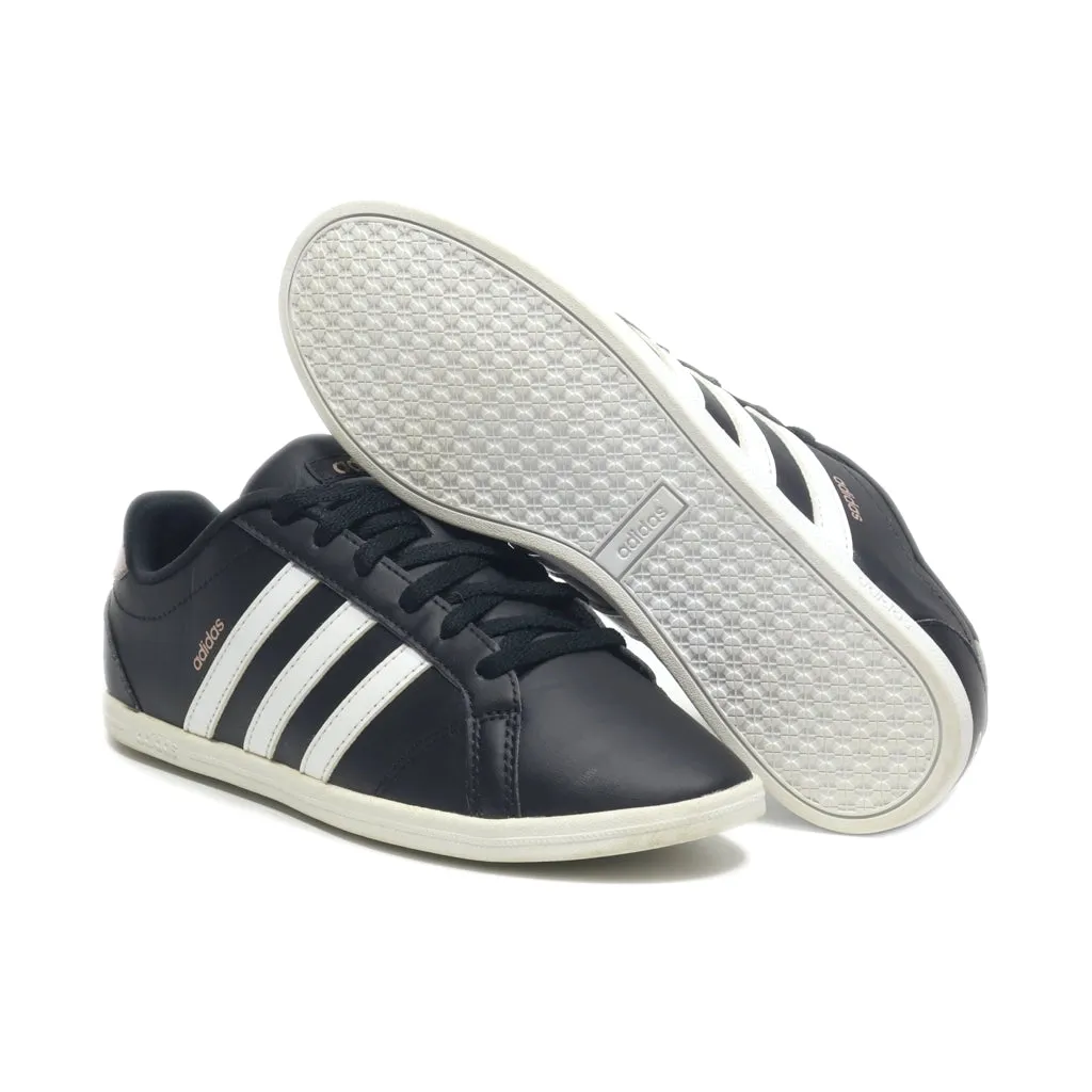 Adidas Coneo Sneakers Leather Black Colour For Kids