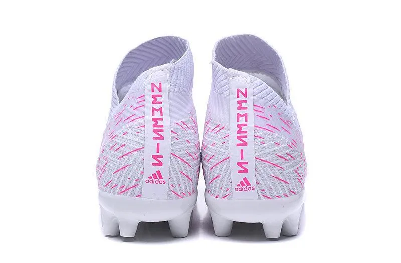 Adidas Nemeziz Messi 18.1 Soccers Cleats Shoes White Pink