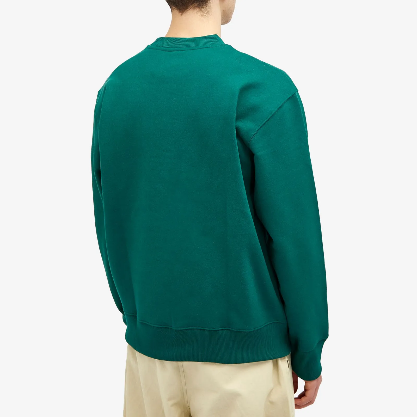 Adidas Premium Essentials Sweatshirt in Collegiate Green