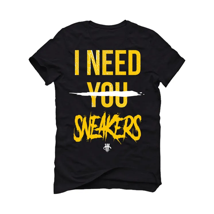 Air Jordan 14 “Light Ginger” Black T-Shirt (I Need You Sneakers)