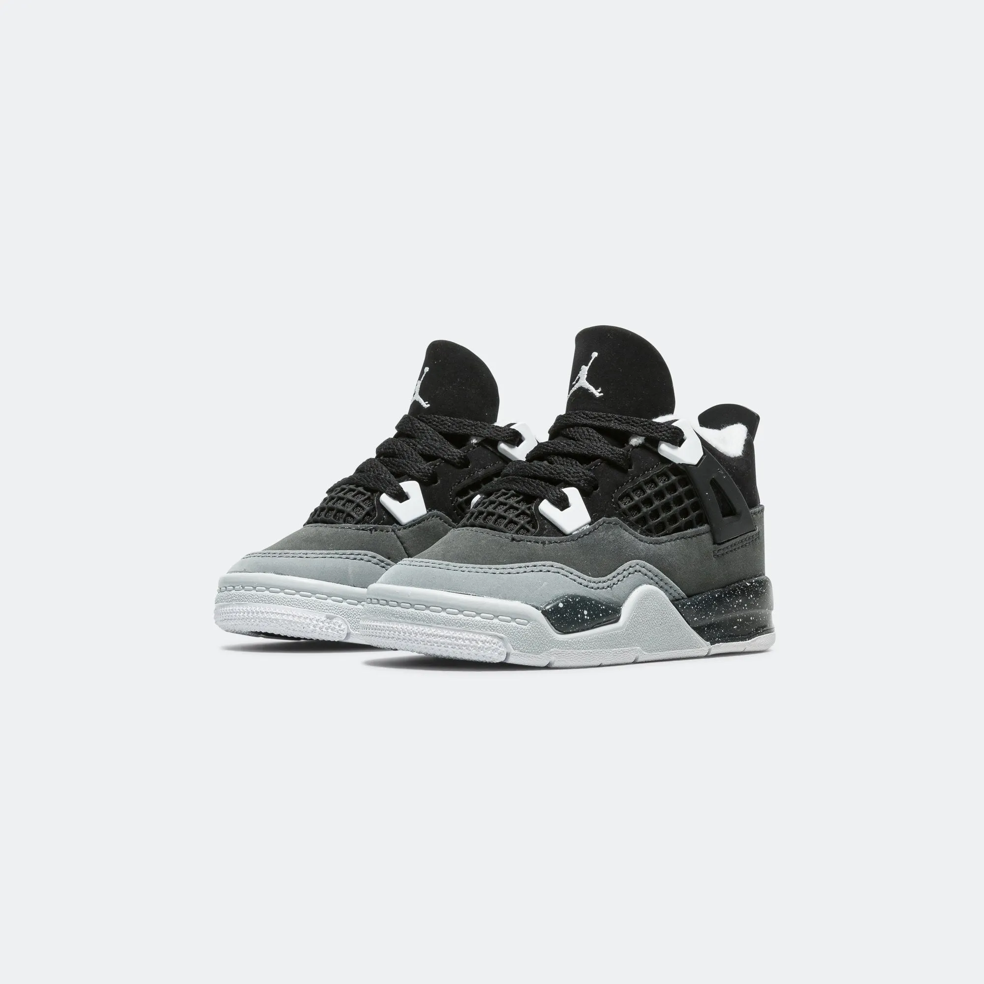 Air Jordan 4 Retro (TD) - Black/White-Anthracite