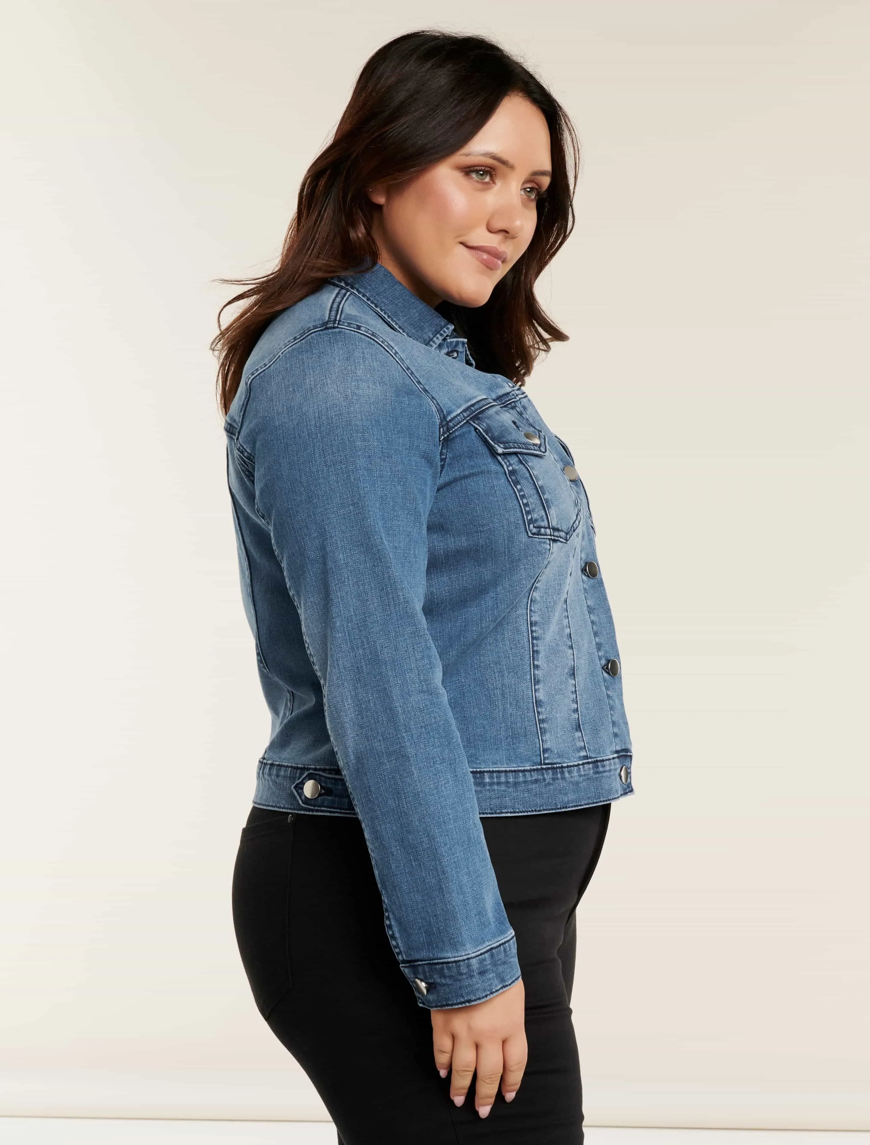 Annie Curve Denim Jacket