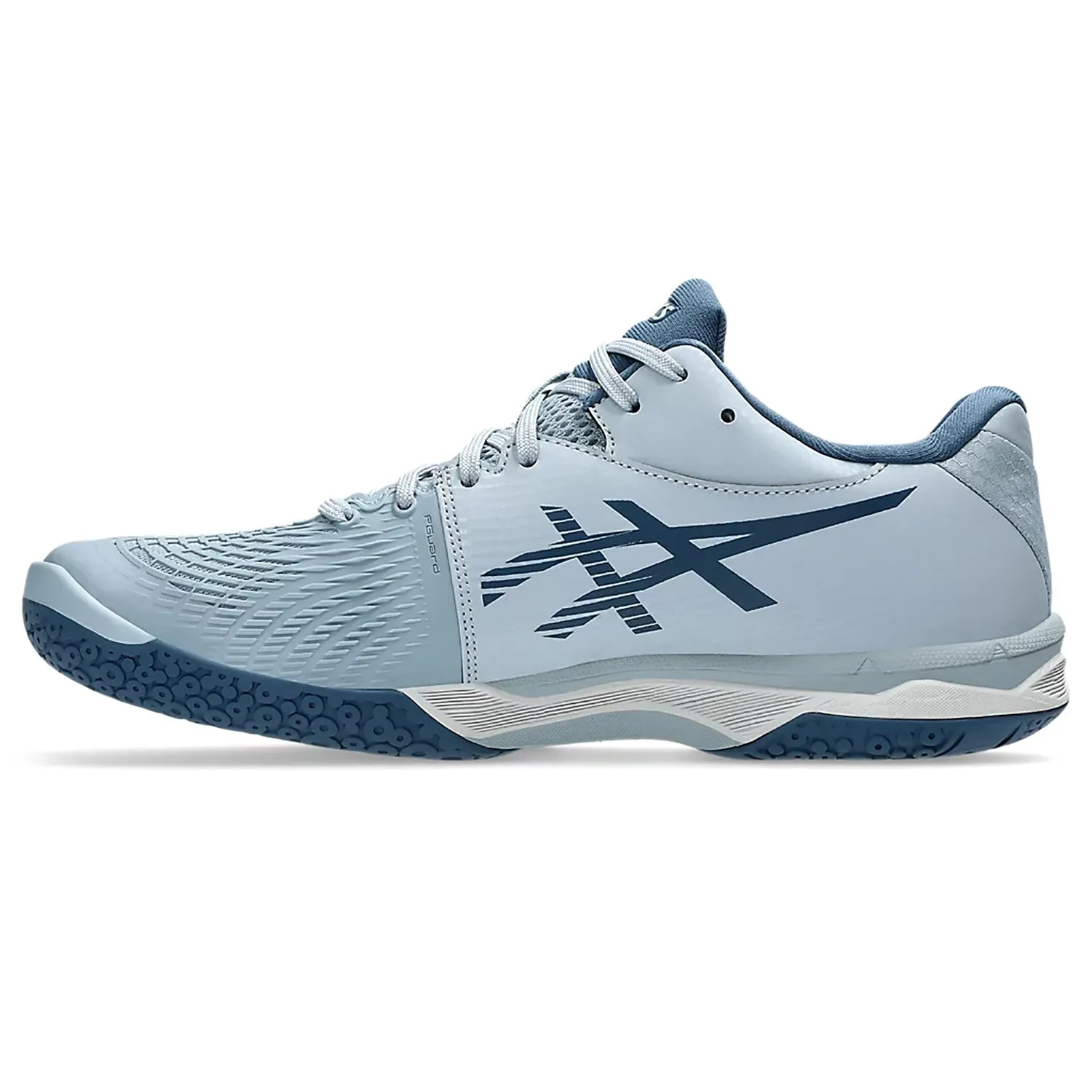 Asics Court Control FF 3 Men's Badminton Shoe, Dolphin Grey/Vintage Indigo