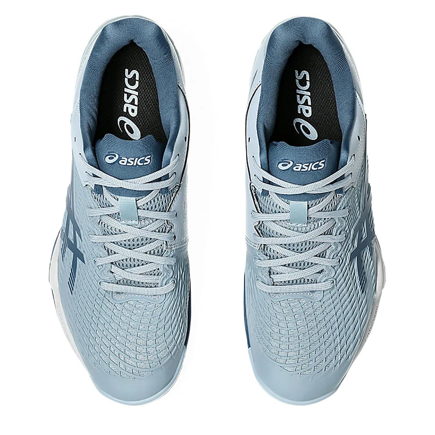 Asics Court Control FF 3 Men's Badminton Shoe, Dolphin Grey/Vintage Indigo