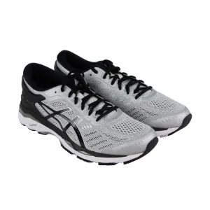 Asics Gel Kayano 24 T749N-9390 Mens Gray Canvas Low Top Athletic Running Shoes