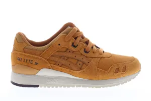 Asics Gel Lyte III HL7U2-3131 Mens Orange Suede Low Top Lifestyle Sneakers Shoes