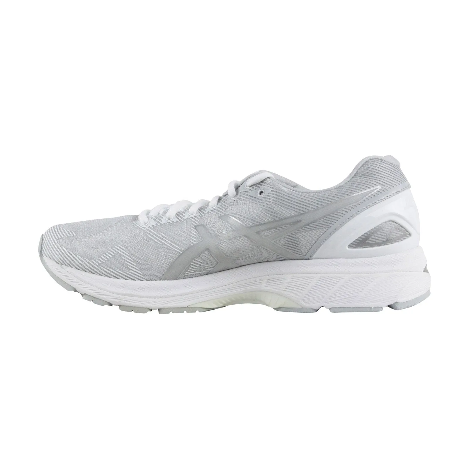 Asics Gel Nimbus 19 T750N-9693 Womens Gray Mesh Low Top Athletic Running Shoes