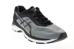 Asics GT-2000 6 T807N Mens Gray Synthetic Lace Up Athletic Running Shoes