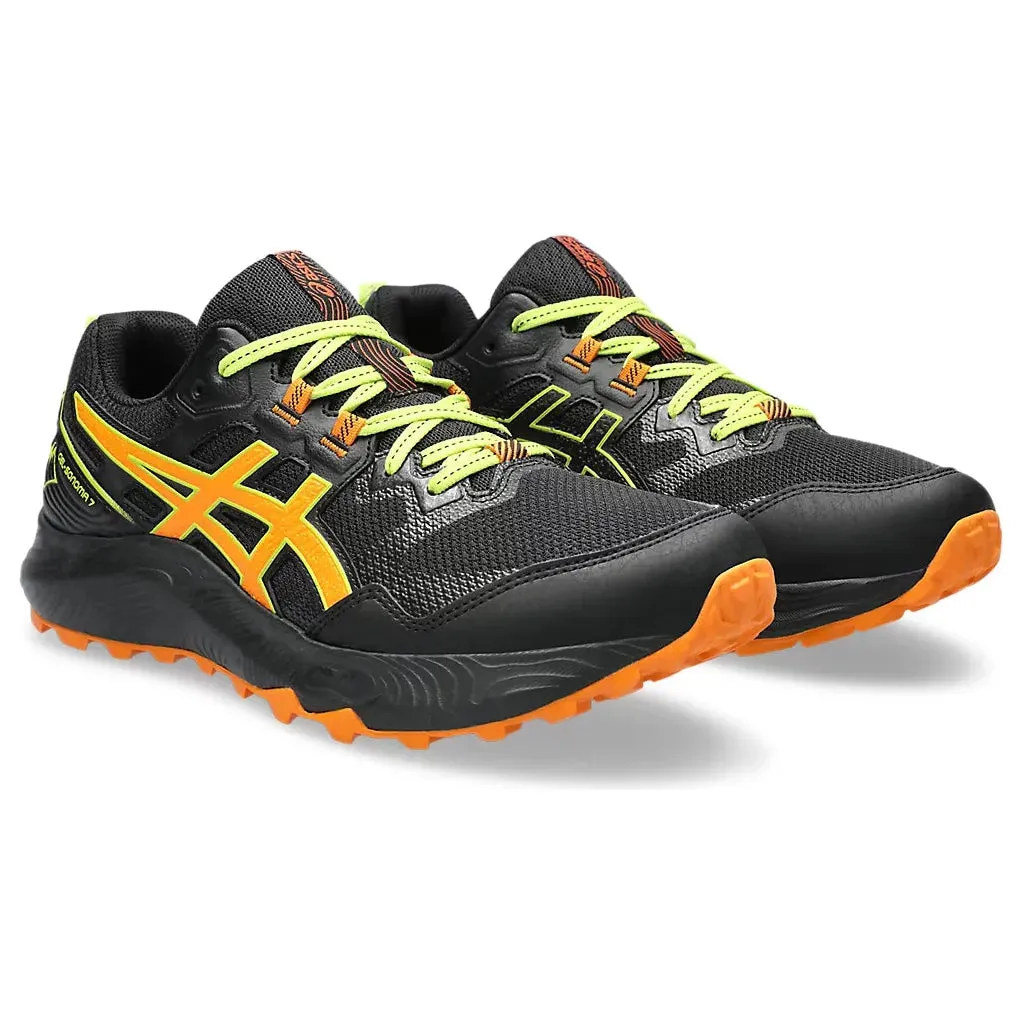 Asics Mens Gel- Sonoma 7 Trail Shoe Black/ Bright Orange