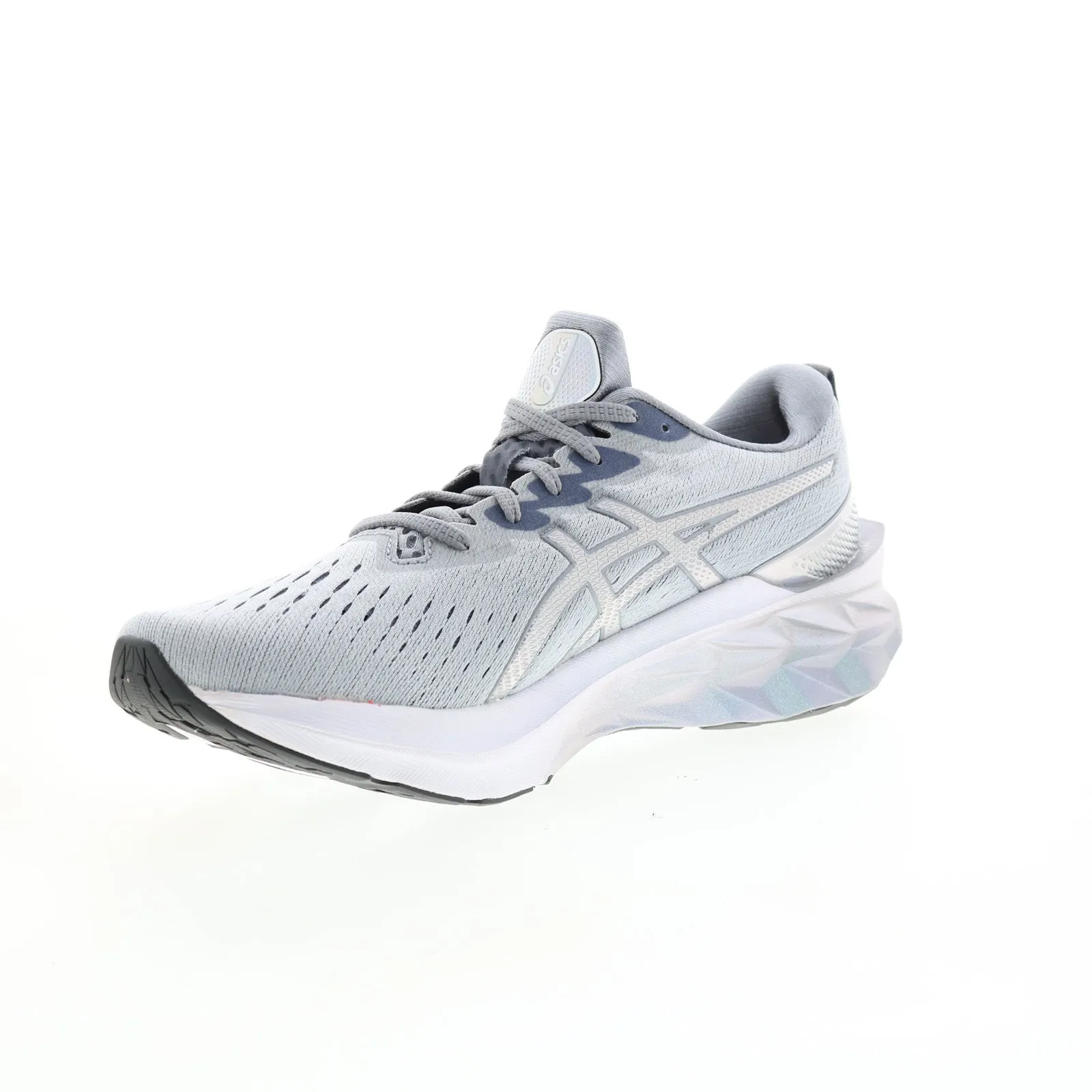 Asics Novablast 2 Platinum 1011B289-020 Mens Gray Mesh Athletic Running Shoes