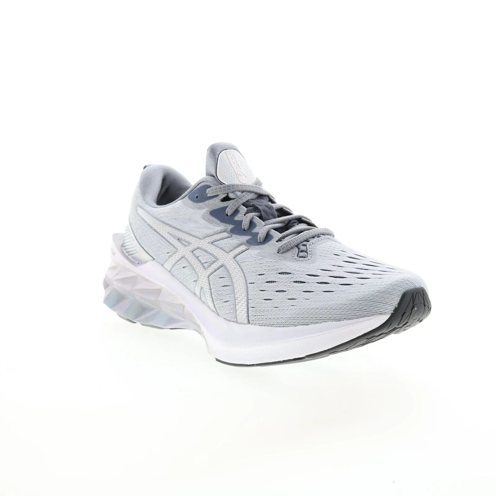 Asics Novablast 2 Platinum 1011B289-020 Mens Gray Mesh Athletic Running Shoes