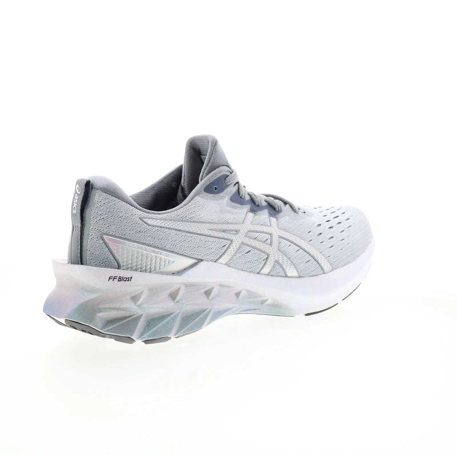 Asics Novablast 2 Platinum 1011B289-020 Mens Gray Mesh Athletic Running Shoes