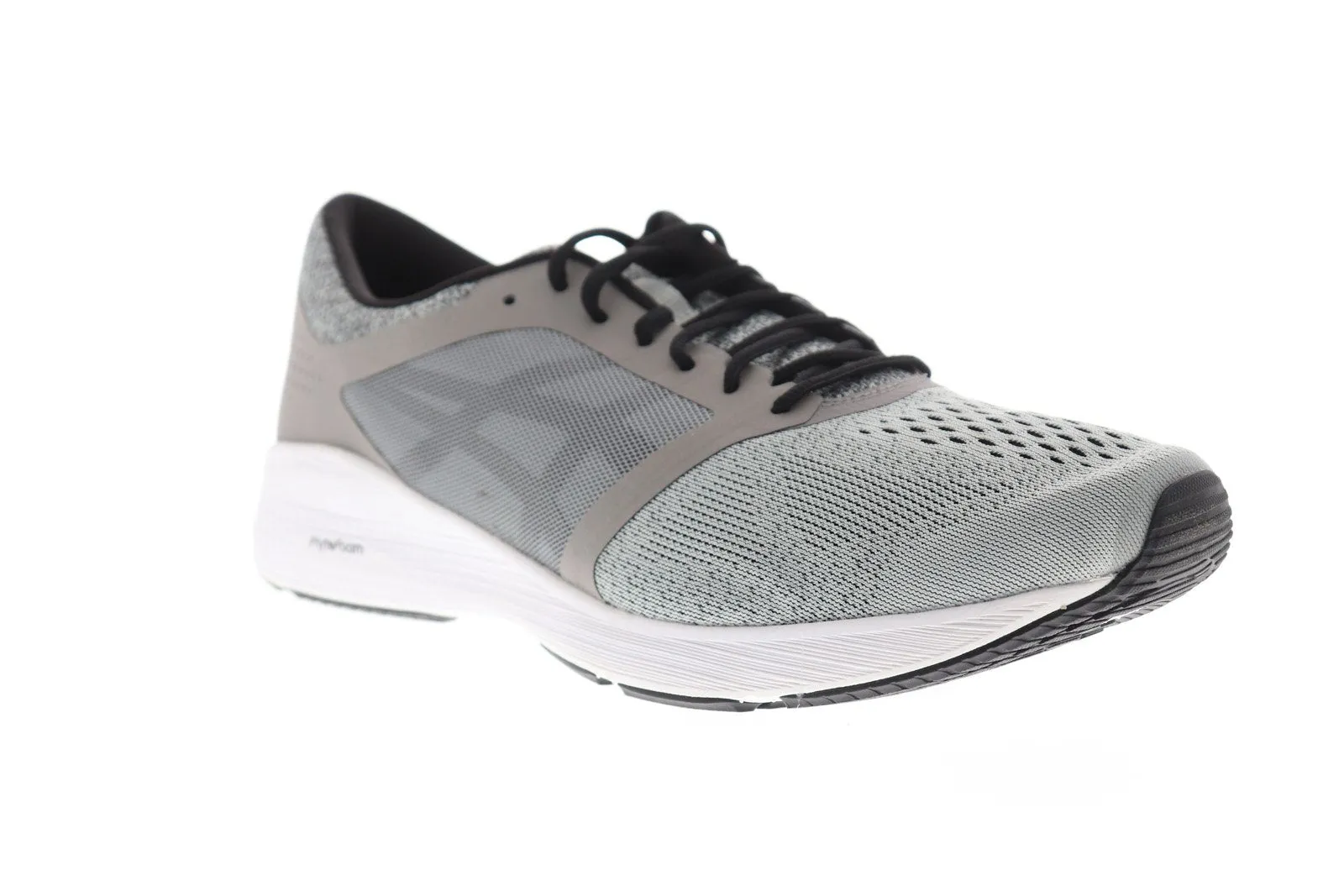 Asics RoadHawk FF T7D2N-9690 Mens Gray Canvas Low Top Athletic Gym Running Shoes