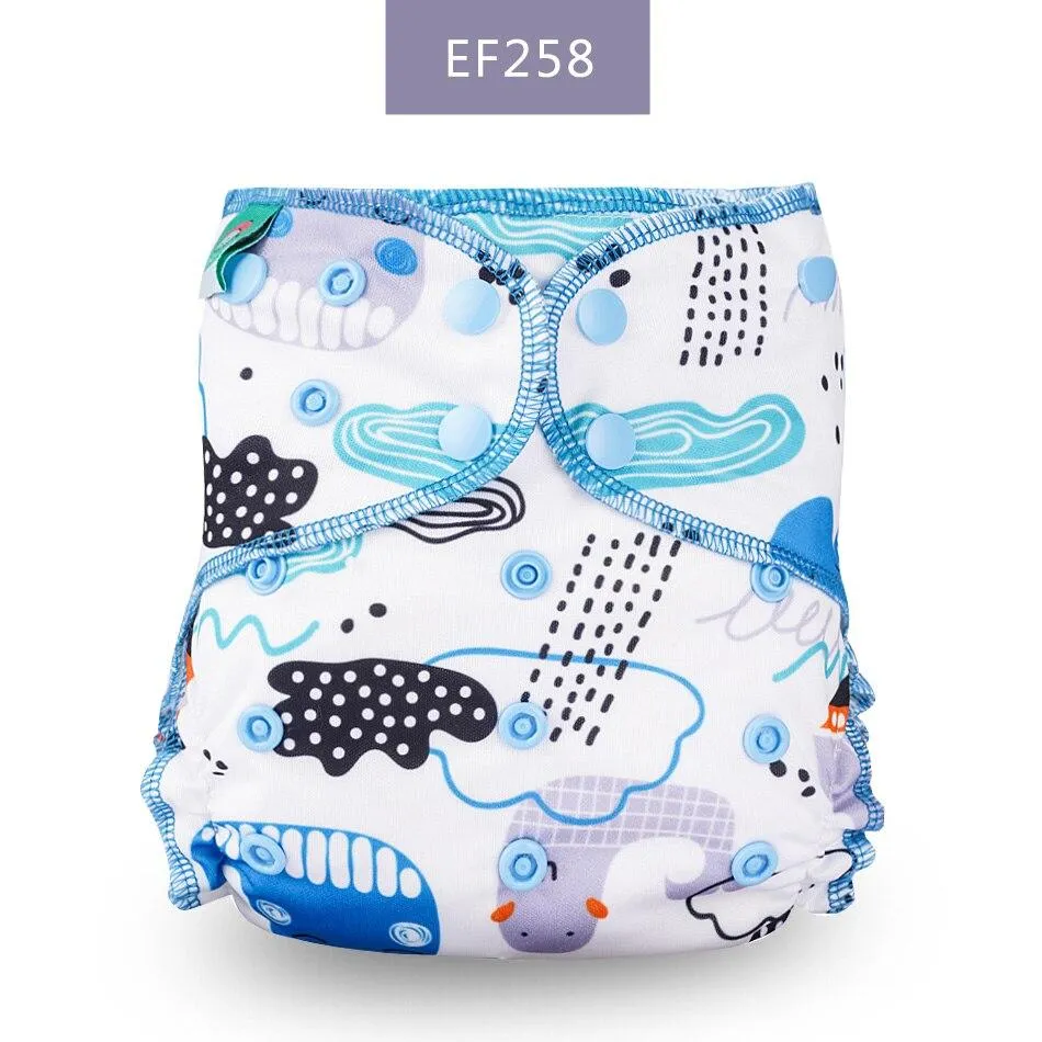 Baby Eco-Friendly Bamboo Washable Cloth Reusable Heavy Wetter Hybrid Nappies