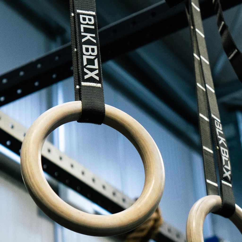 BLK BOX Wooden Gym Rings