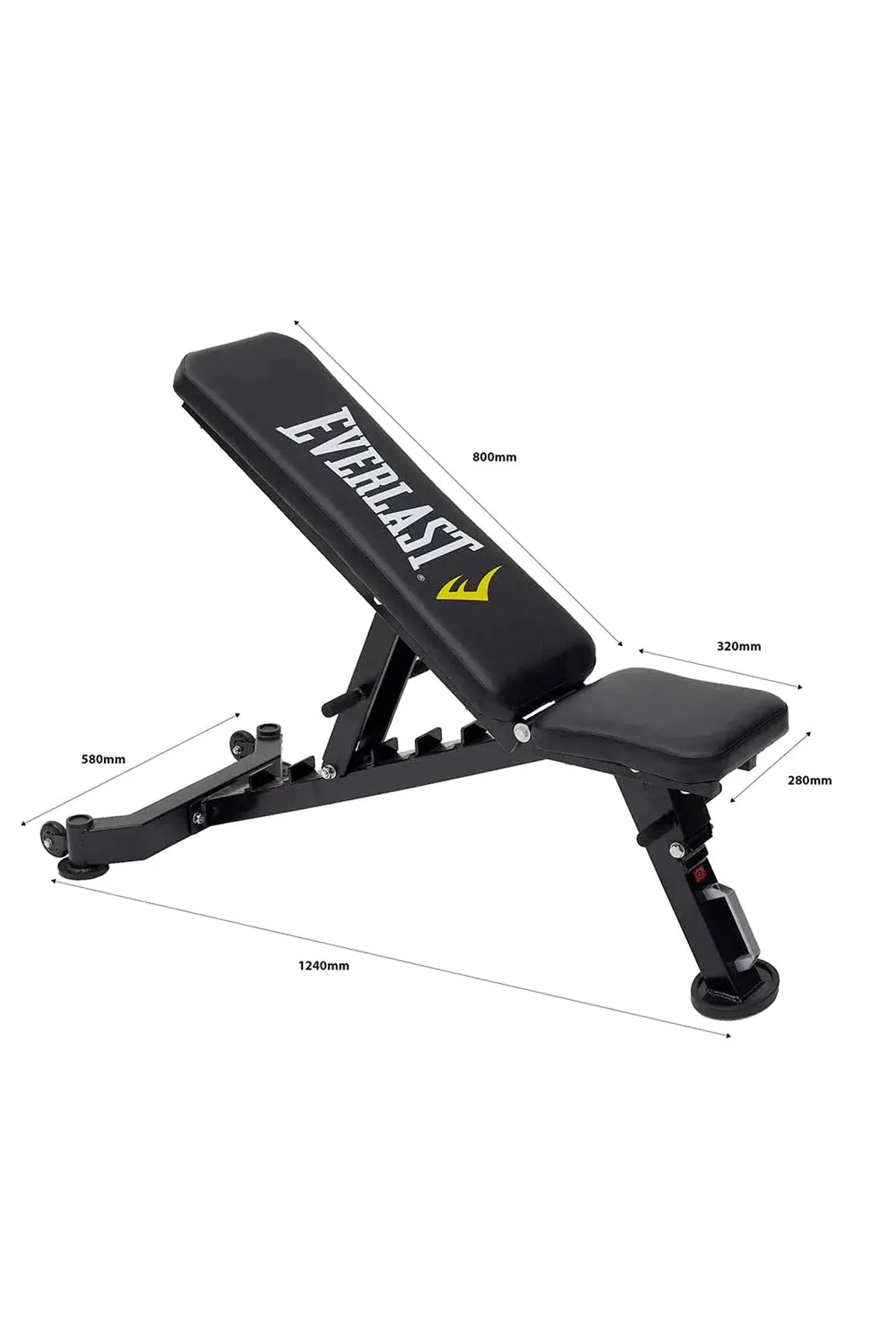 Body Iron Squat Stand Reinforced E2 Set   Everlast Incline Utility Bench