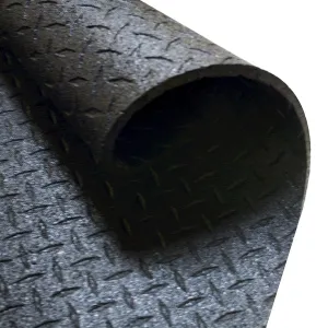 Body-Solid Tools 4' x 6', 1/2" Thick Rubber Equipment Mat RF546