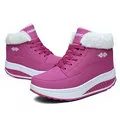 Boots Warm Fur Lining Rocker Sole Platform Casual Shoe