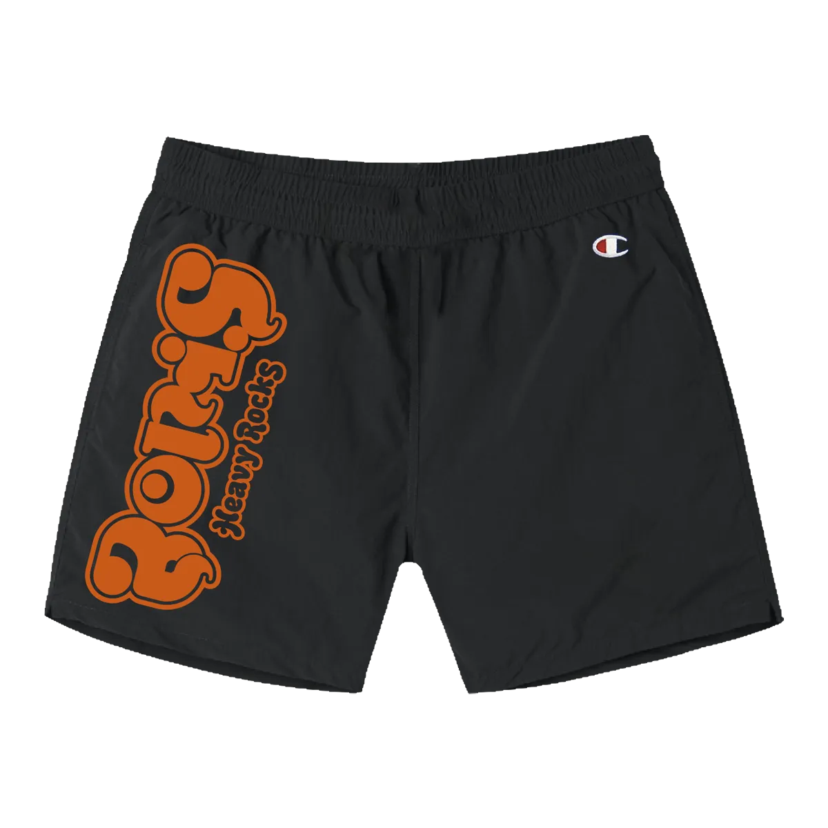 Boris "Heavy Rocks" Black Shorts