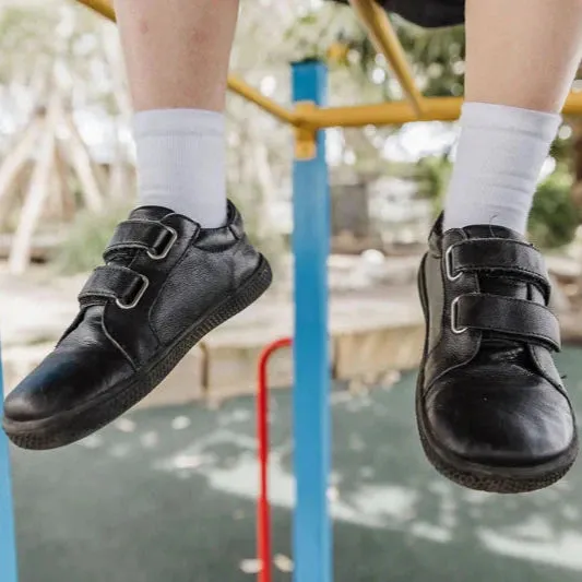 Bprimal Kids - Classic - Blackout (Leather) School Shoes