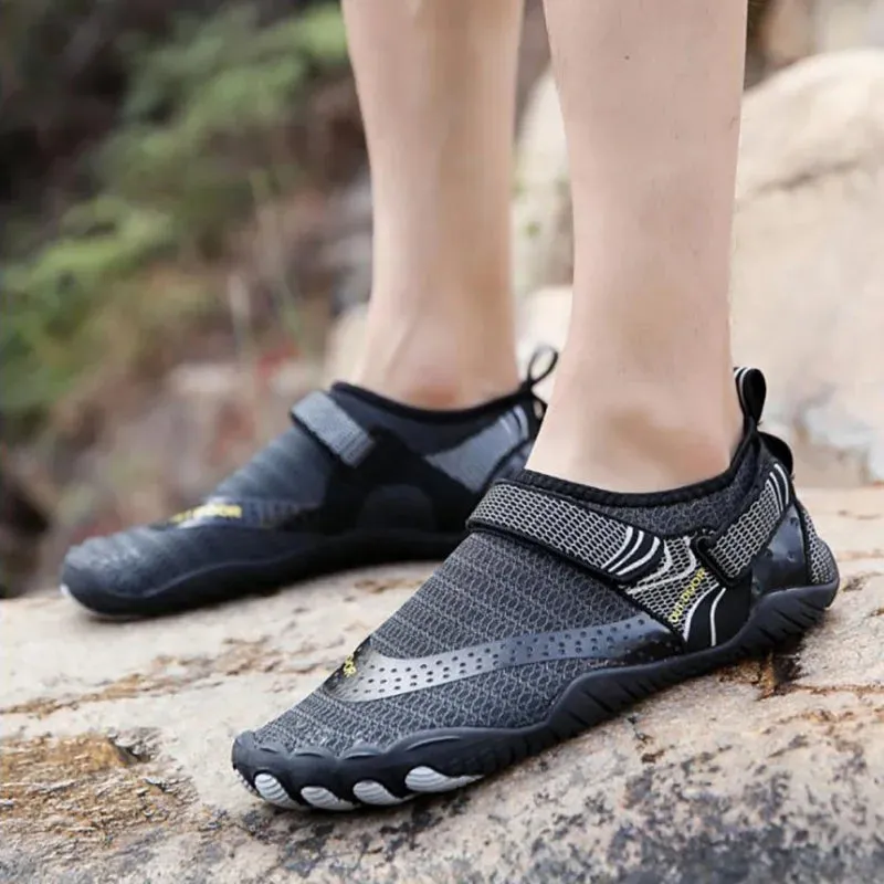 Breathable Quick-Dry Aqua Shoes | Non-Slip Water Shoes for Men & Women | Plus Size Beach Sneakers