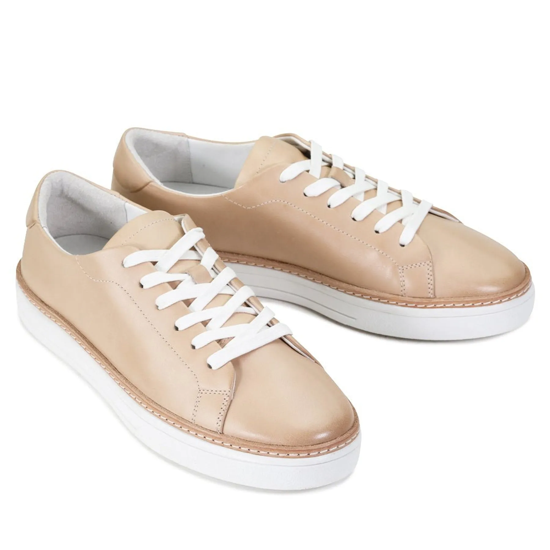 BRIGHTEN LOW-TOP SNEAKERS LEATHER