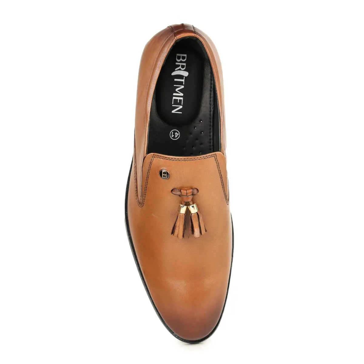 Britmen 5131 Plush Tassel Loafers For Men