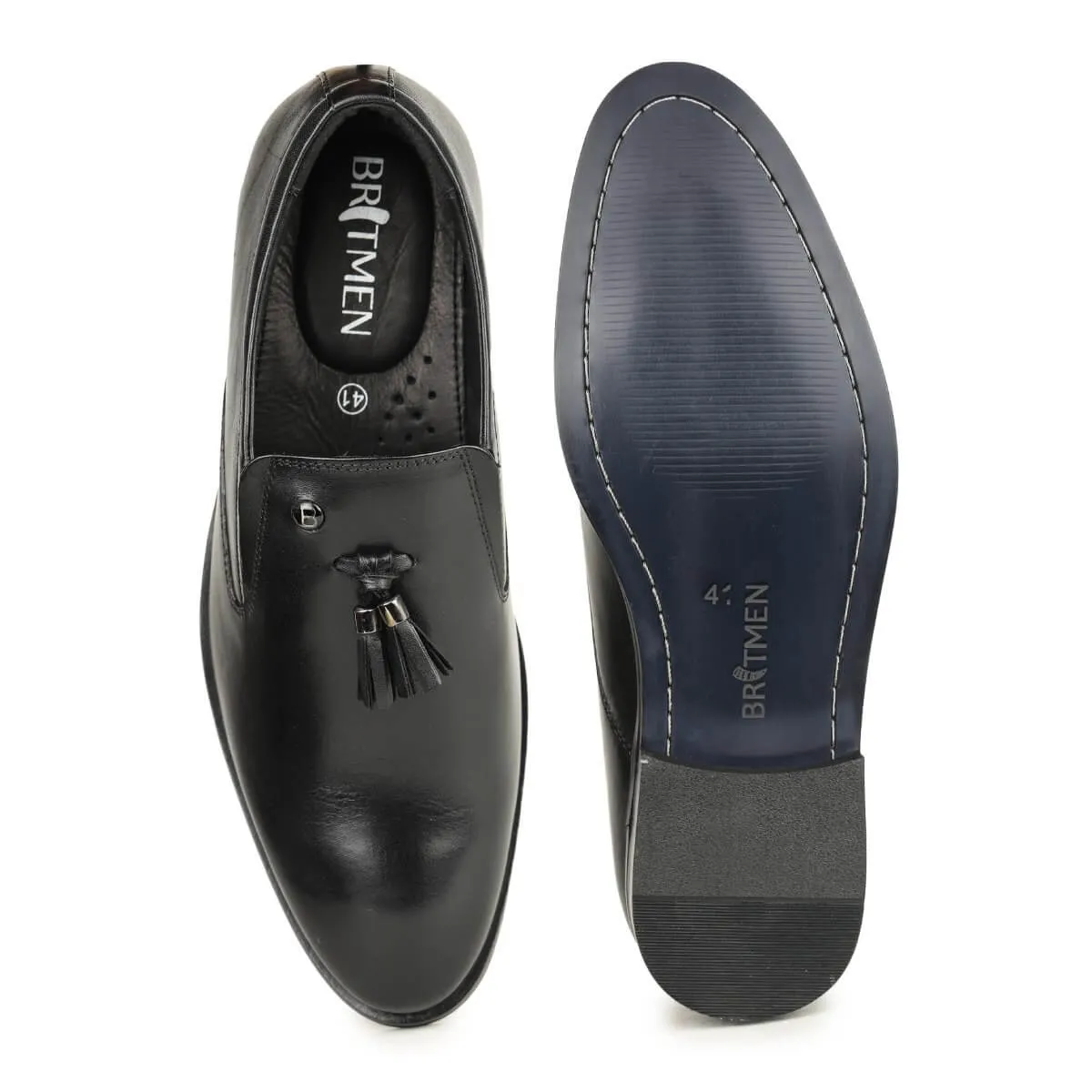 Britmen 5131 Plush Tassel Loafers For Men