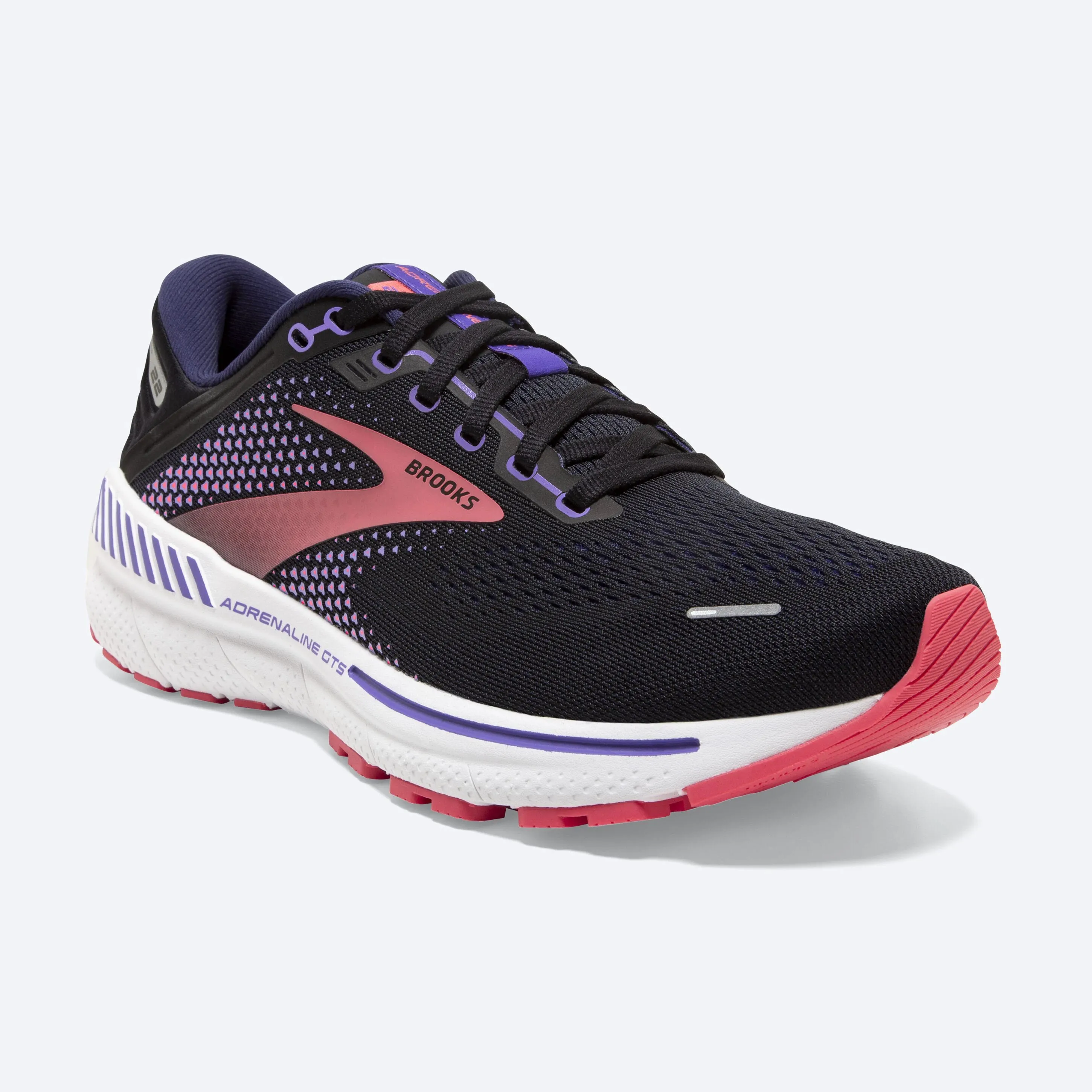 Brooks | Adrenaline GTS 22 | Women's | Black/Purple/Coral