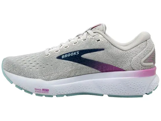 Brooks | Ghost 16 | Women's | White/Grey/Estate Blue