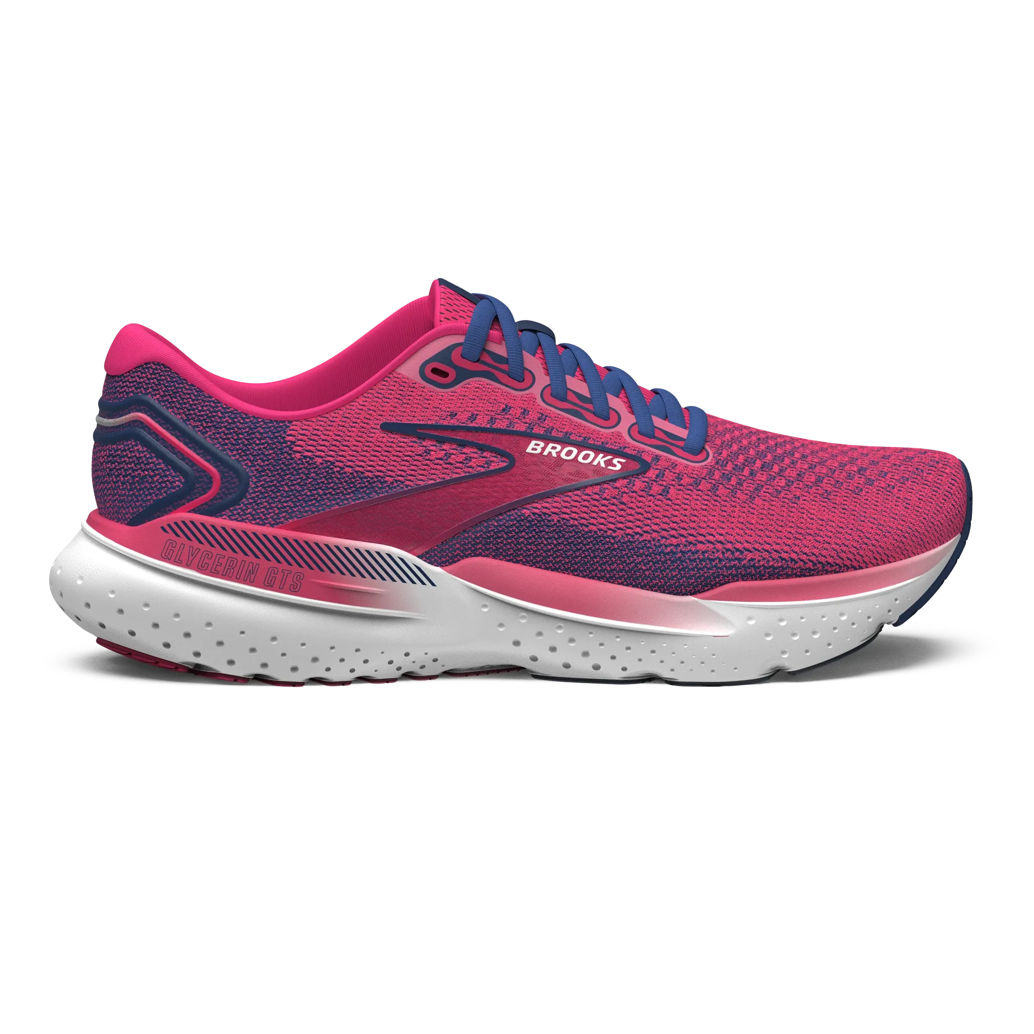 Brooks | Glycerin GTS 21 | Women's | Raspberry/Estate Blue