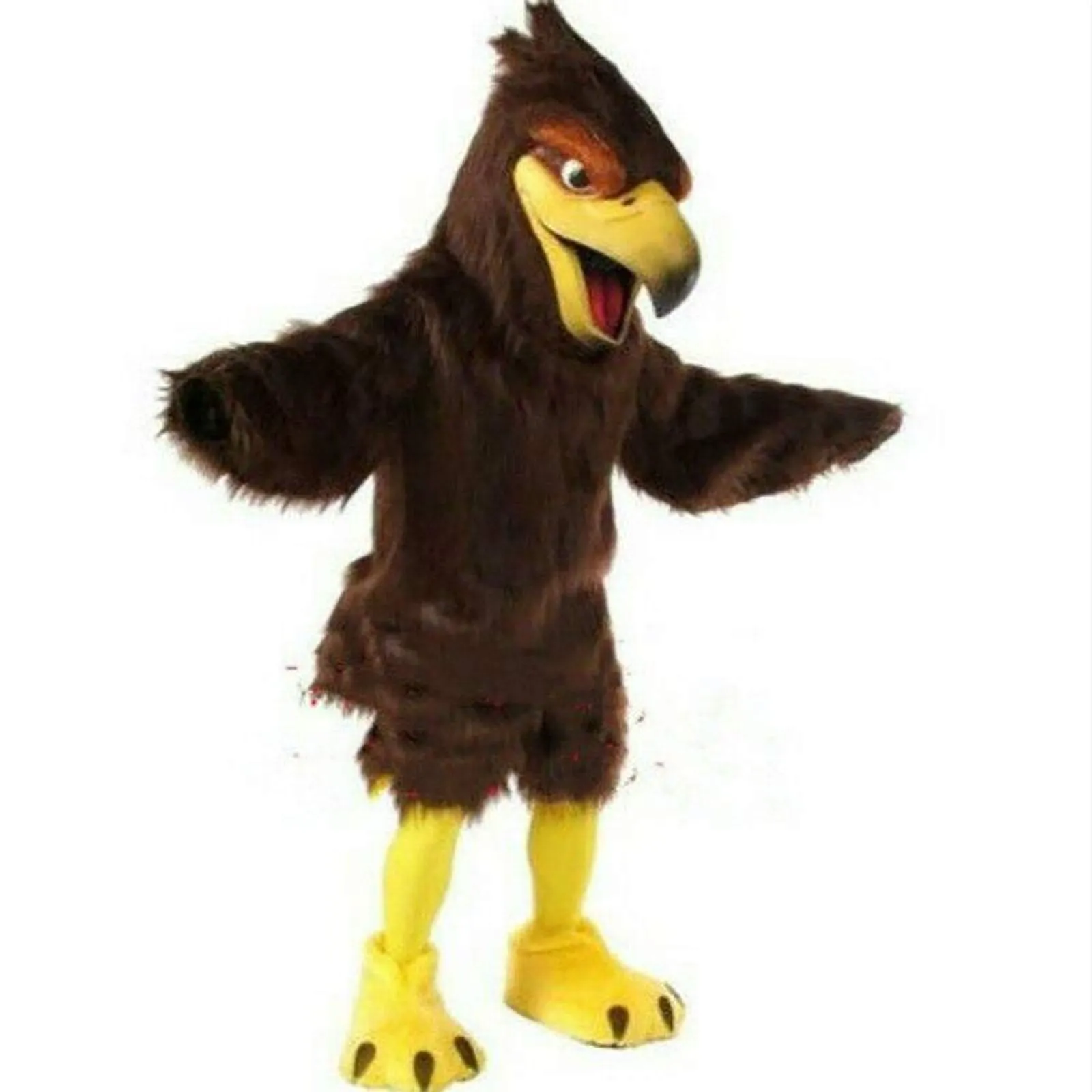 Brown Eagle Mascot Costume Suit Adult Cosplay for Halloween