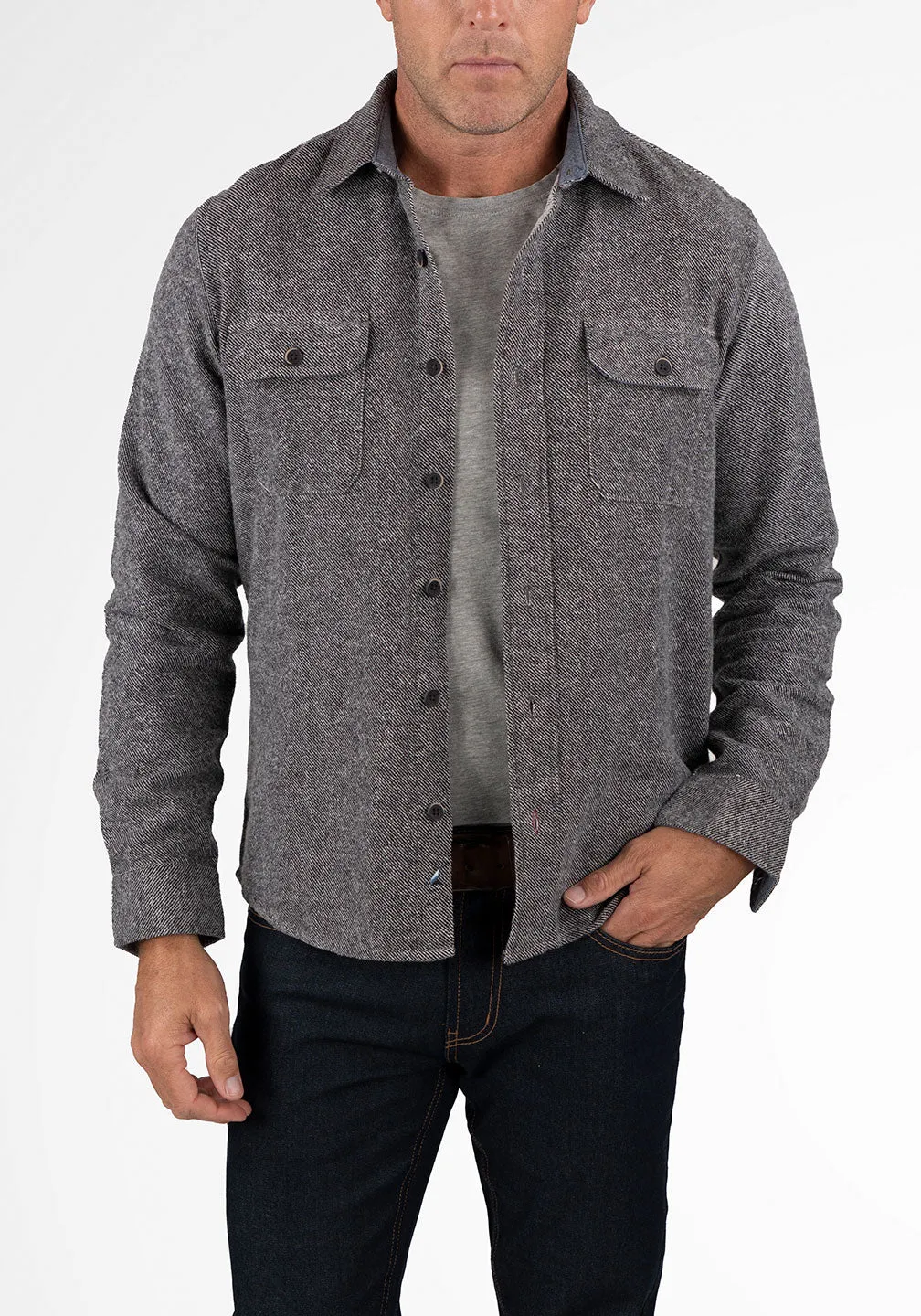 Brushed Heavy Twill Overshirt