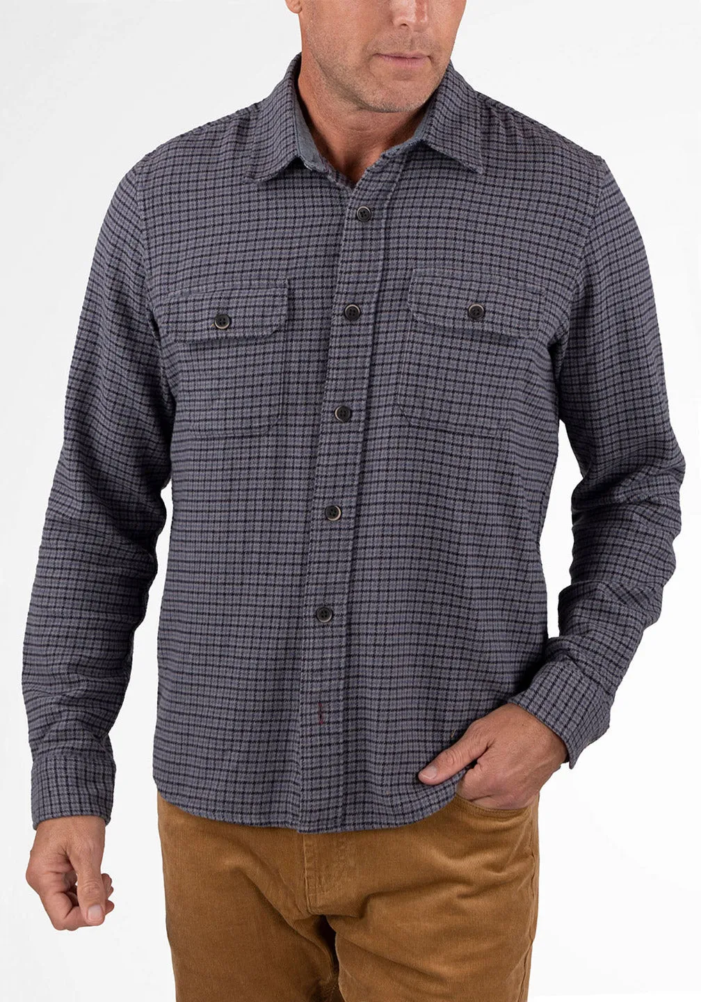 Brushed Heavy Twill Overshirt