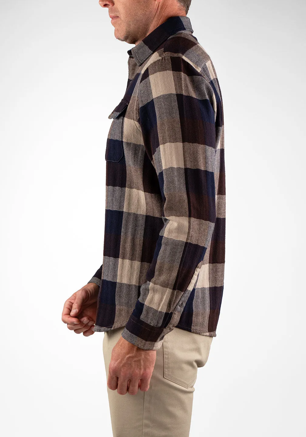 Brushed Heavy Twill Overshirt