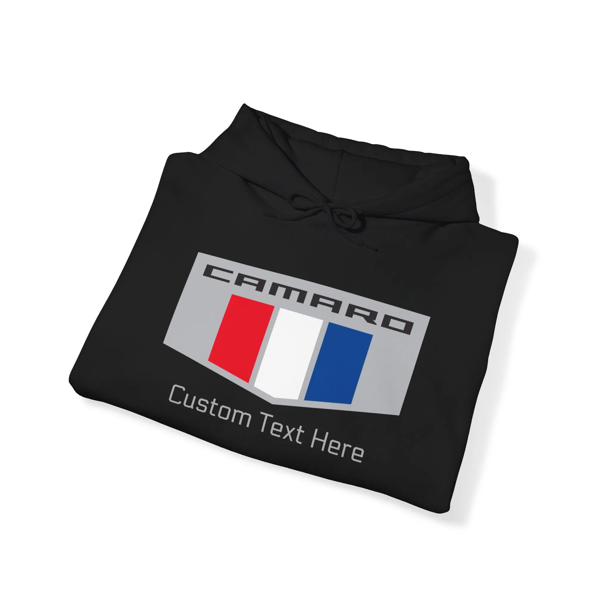 Camaro Tri Color Personalized Racing Flag Logo Unisex Fleece Hoodie