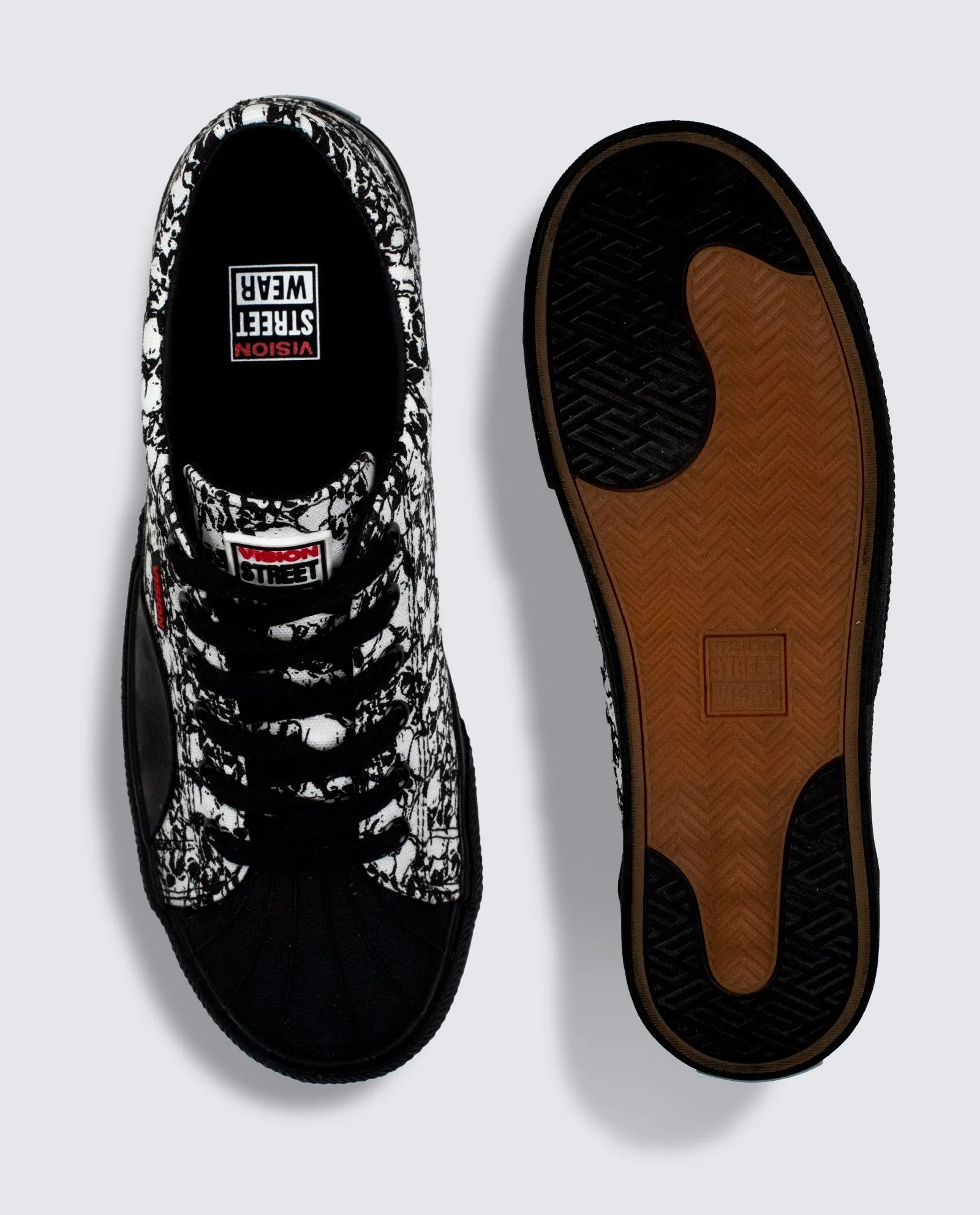 Canvas Low Top Sneakers Skulls