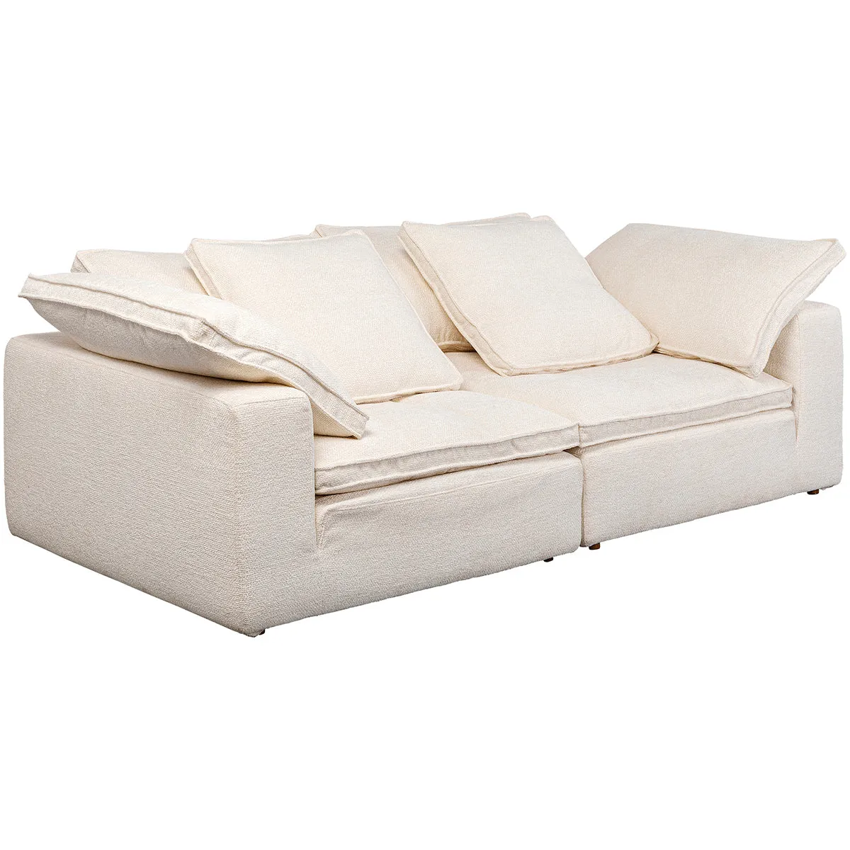 Carole White 3 Seater Sofa