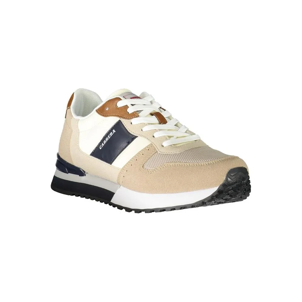 Carrera Beige Polyester Sneaker